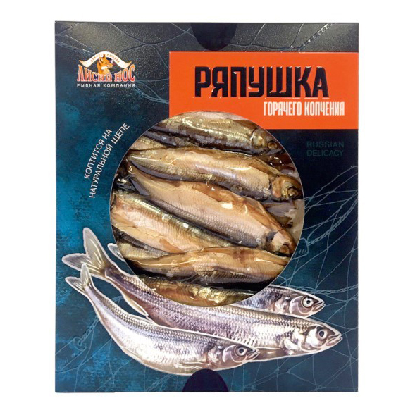 

Ряпушка горячего копчения Лисий Нос 250 г