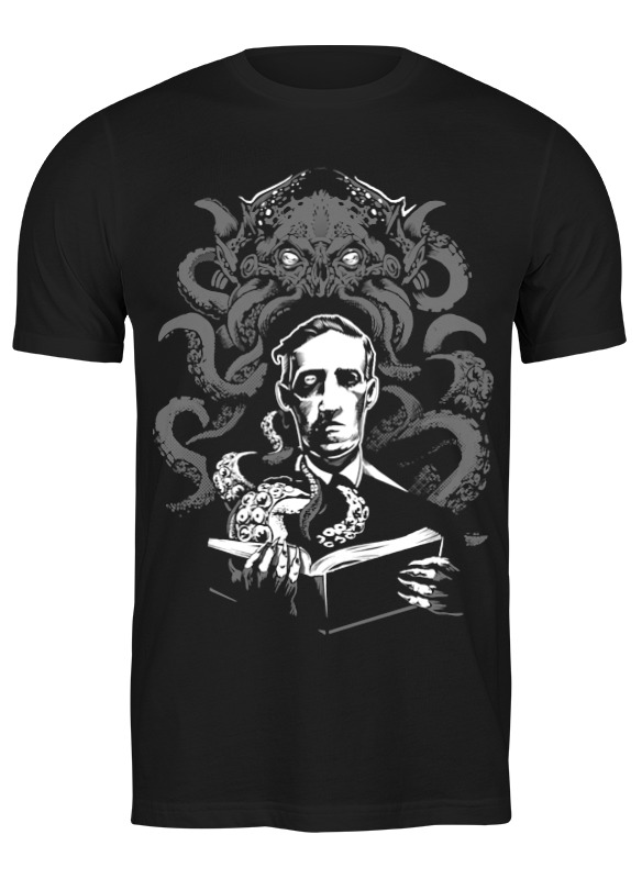 

Футболка мужская Printio Лавкрафт черная M, Лавкрафт