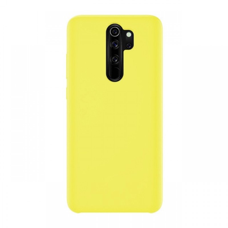 фото Чехол silicone для xiaomi redmi note 8 pro overlay (желтый) ёmart