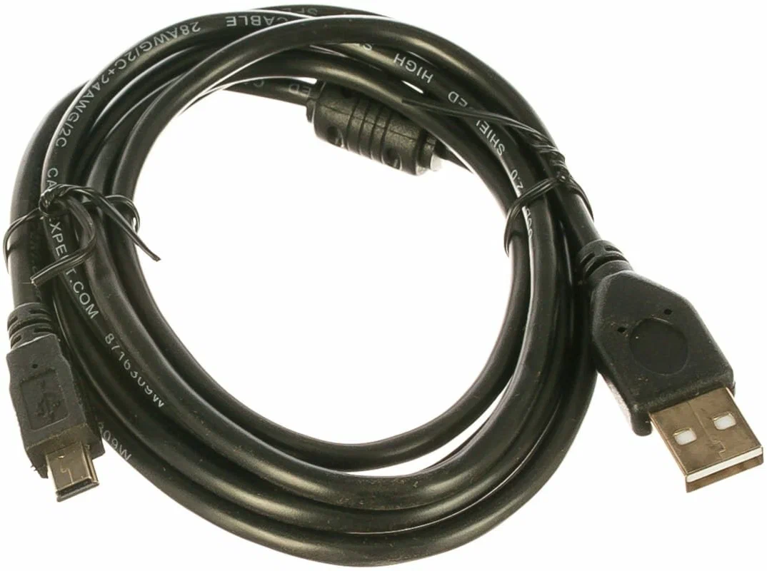 

Кабель NoBrand USB - mini USB 1.8 м, черный