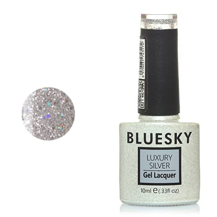 

Гель-лак Bluesky Luxury Silver №393