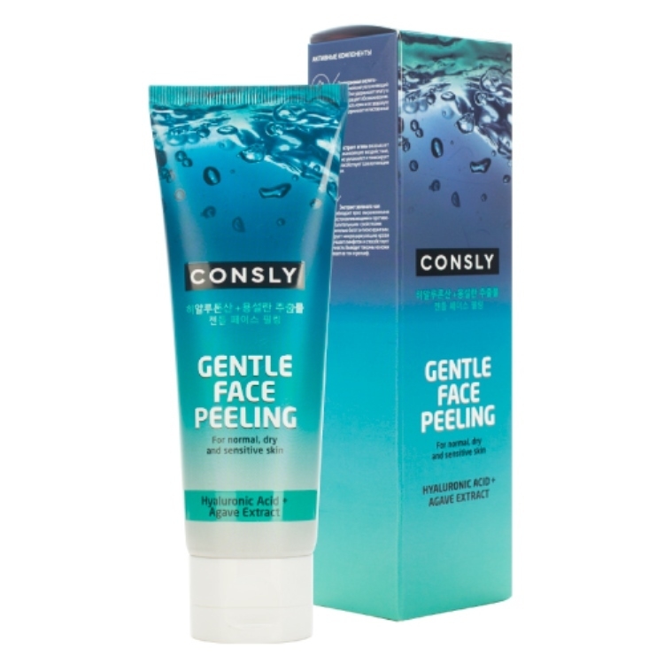 Гель для лица Consly Gentle Face Peeling with Hyaluronic Acid and Agave, 120 мл
