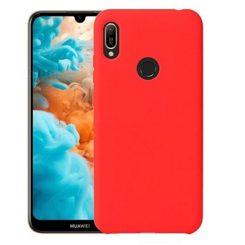 фото Чехол silicone для honor 8a/huawei y6 2019 overlay (красный) ёmart