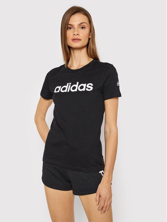 Футболка женская Adidas 0000209028973 черная S (доставка из-за рубежа)