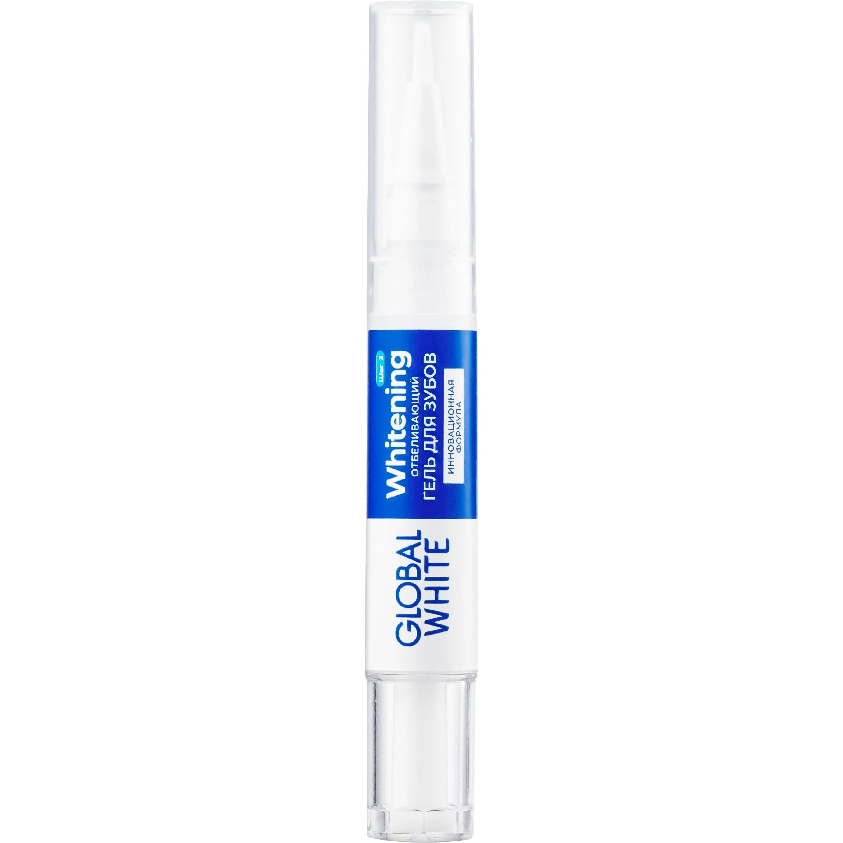 Отбеливающий гель-карандаш GLOBAL WHITE 6%, 5 мл global white полоски для отбеливания зубов активный кислород 2 саше