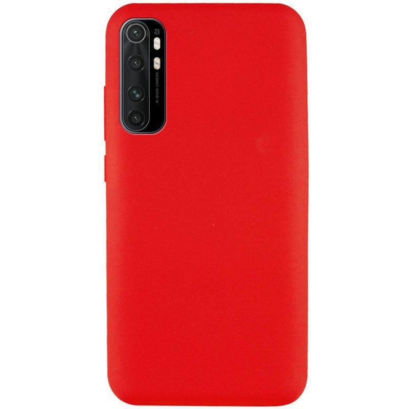 фото Чехол silicone для xiaomi mi note 10 lite overlay (красный) ёmart