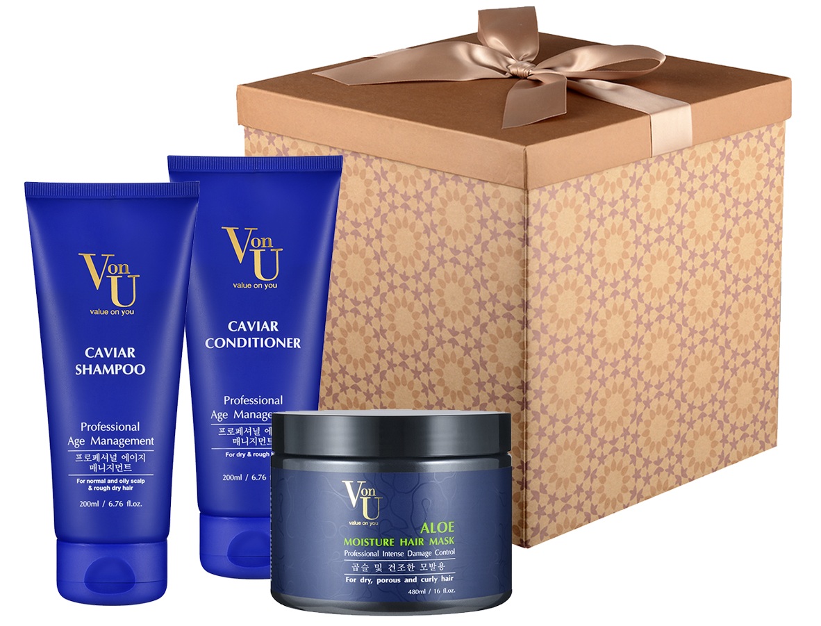 

Набор VonU Caviar + Mask (3 предмета, с маской Aloe), Caviar + Mask (3 предмета, с маской Aloe)