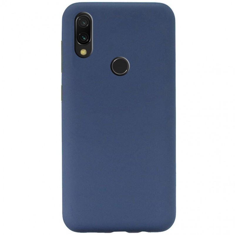 фото Чехол silicone для xiaomi redmi note 7 pro overlay (темно-синий) ёmart