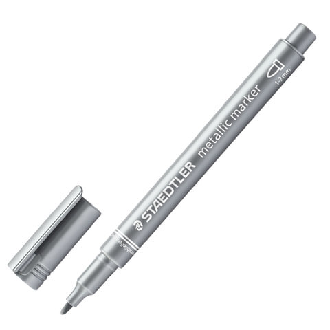 Маркер STAEDTLER 8323-81 Серебряный металлик золотистый