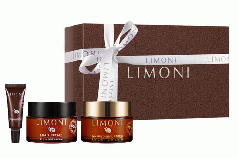 фото Набор limoni snail repair set (4 предмета, два разных крема для лица)