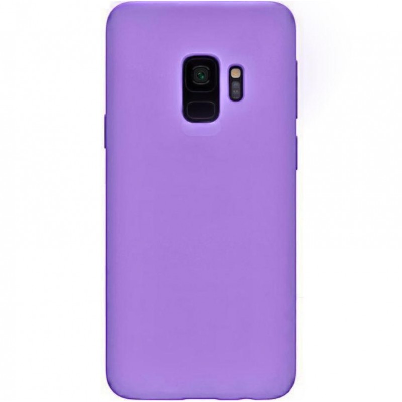 фото Чехол silicone для samsung galaxy s9 overlay (фиолетовый) ёmart