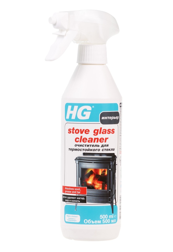 HG Очиститель для термостойкого стекла 0,5л