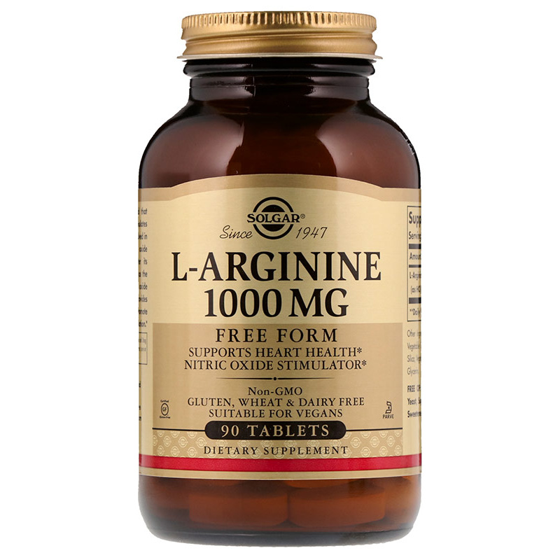 L-Arginine 1000 Solgar, 90 таблеток