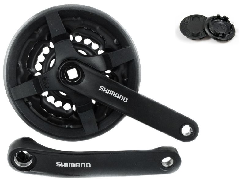 

SHIMANO Система Shimano TY301, 175мм, Кв, 42/34/24, с защитой, б/уп чёрный, Черный