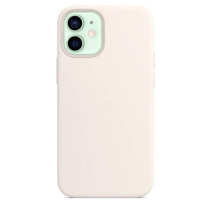 фото Чехол silicone для iphone 12 mini overlay (белый) ёmart