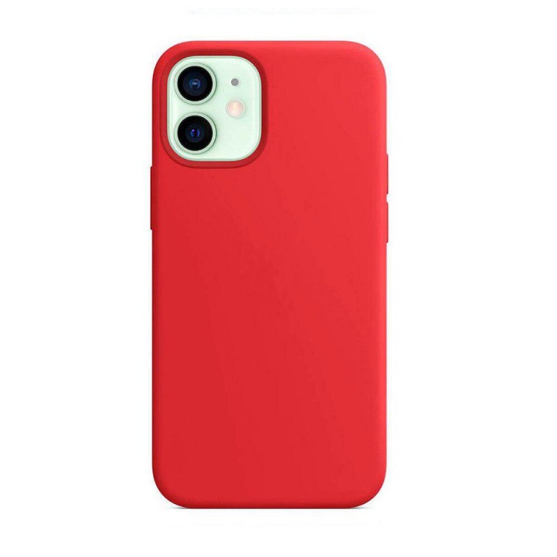 фото Чехол silicone для iphone 12 mini overlay (красный) ёmart