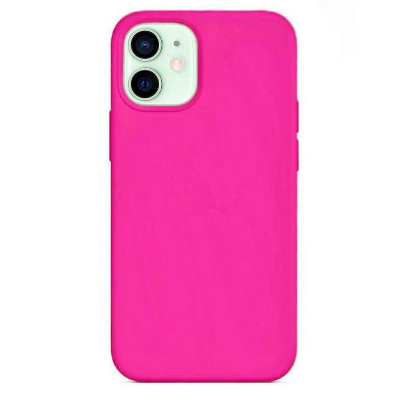 фото Чехол silicone для iphone 12 mini overlay (ярко-розовый) ёmart