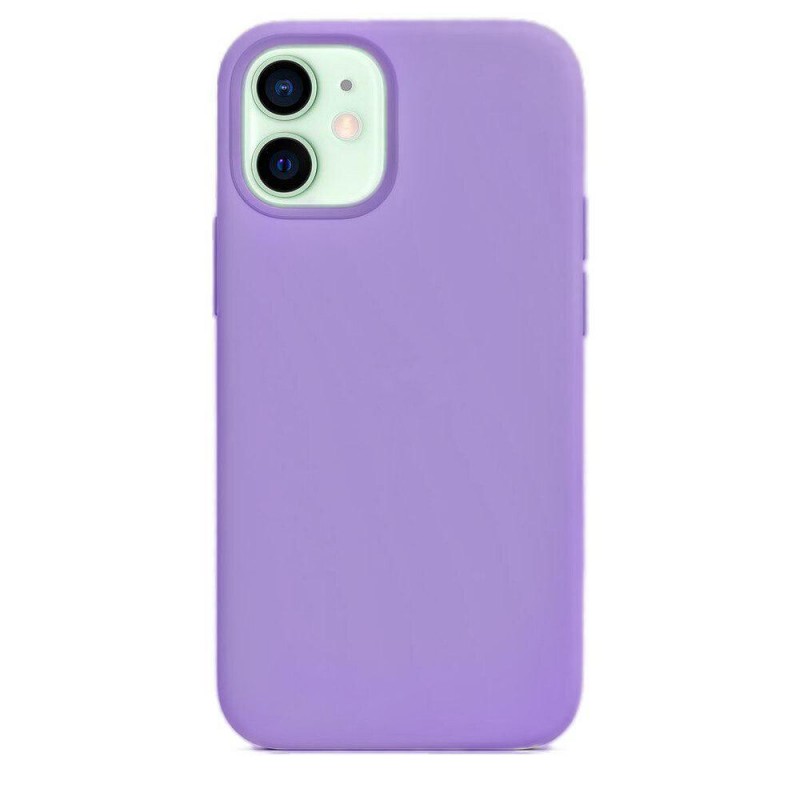 фото Чехол silicone для iphone 12 mini overlay (аметистовый) ёmart