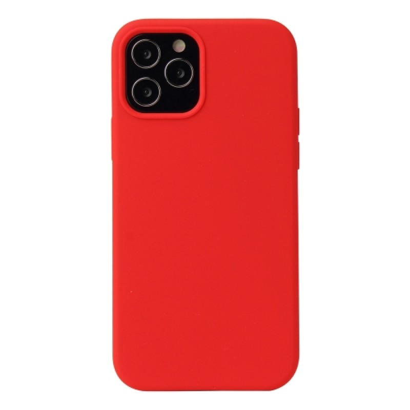 фото Чехол silicone для iphone 12 pro max overlay (красный) ёmart