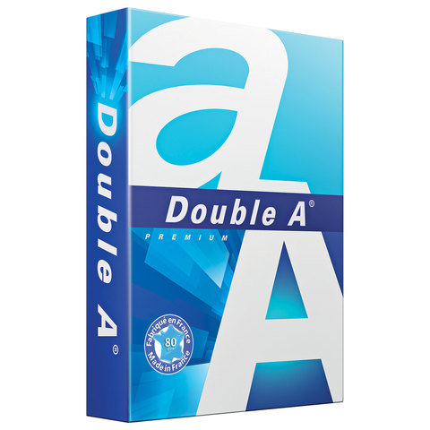 фото Бумага офисная double a premium, а4, класс а+, эвкалипт, 80 г/м2, 500 л, белизна 175% double a public co