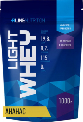 Протеин Rline Light Whey, 1000 г, ананас