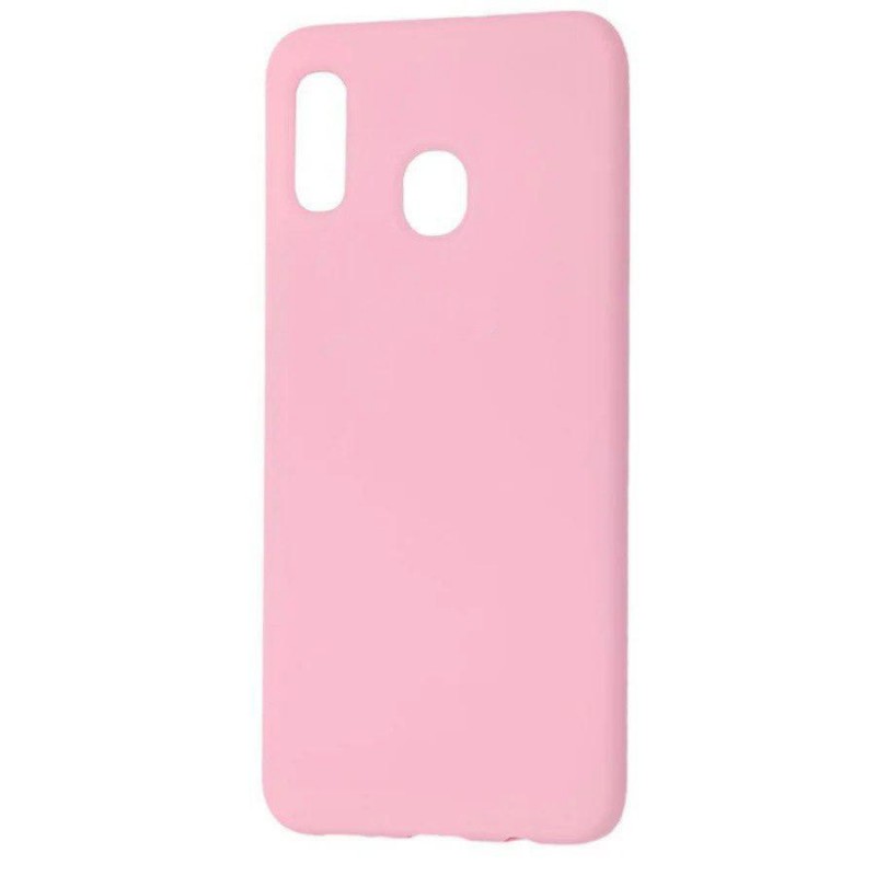 фото Чехол silicone для samsung galaxy a20s overlay (розовый) ёmart