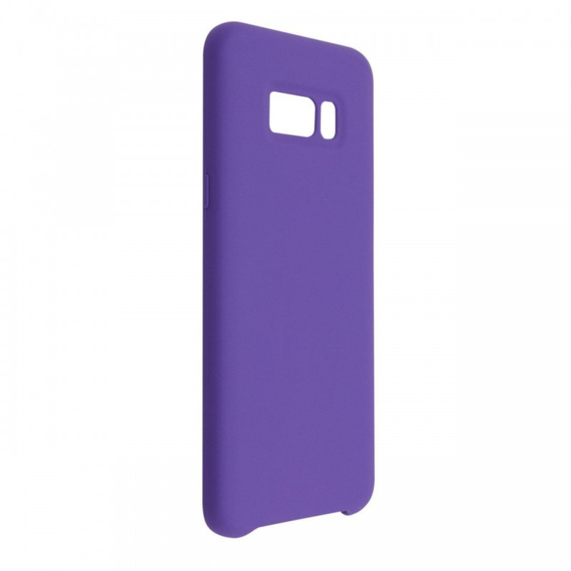 фото Чехол silicone для samsung galaxy s8 plus overlay (фиолетовый) ёmart