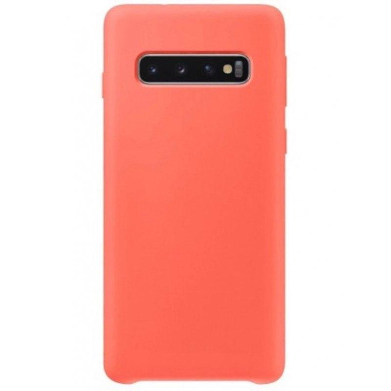 фото Чехол silicone для samsung galaxy s10 plus overlay (коралловый) ёmart