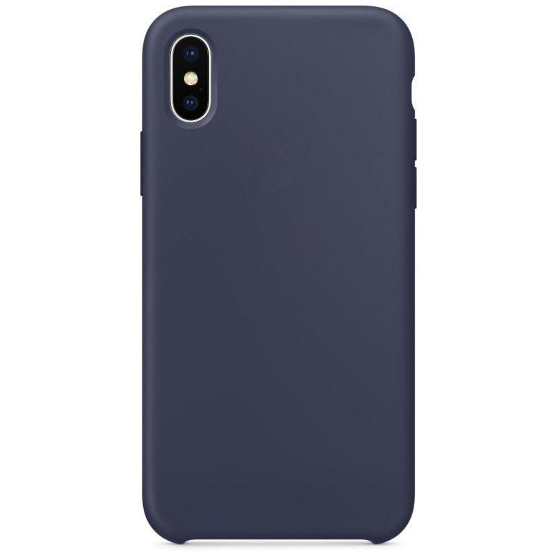фото Чехол silicone для iphone xs max overlay (темно-синий) ёmart