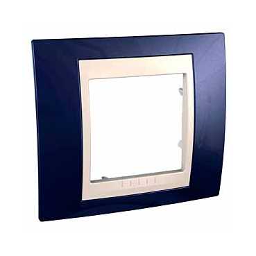 

Рамка SE Unica Хамелеон Индиго/Беж 1-ая, Синий