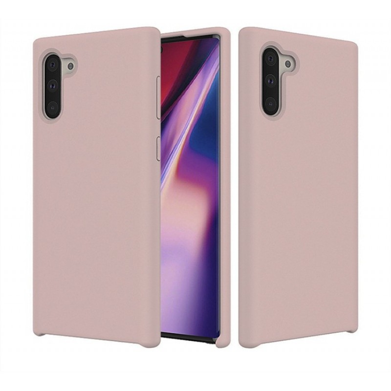 фото Чехол silicone для samsung galaxy note 10 overlay (бежевый) ёmart