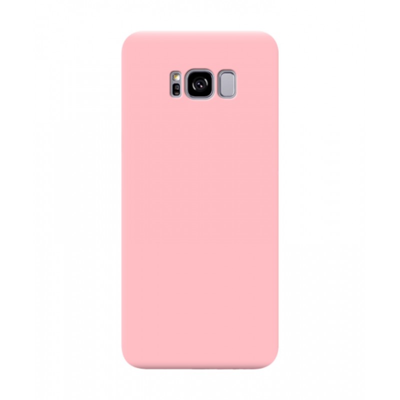 фото Чехол silicone для samsung galaxy s8 plus overlay (нежно-розовый) ёmart