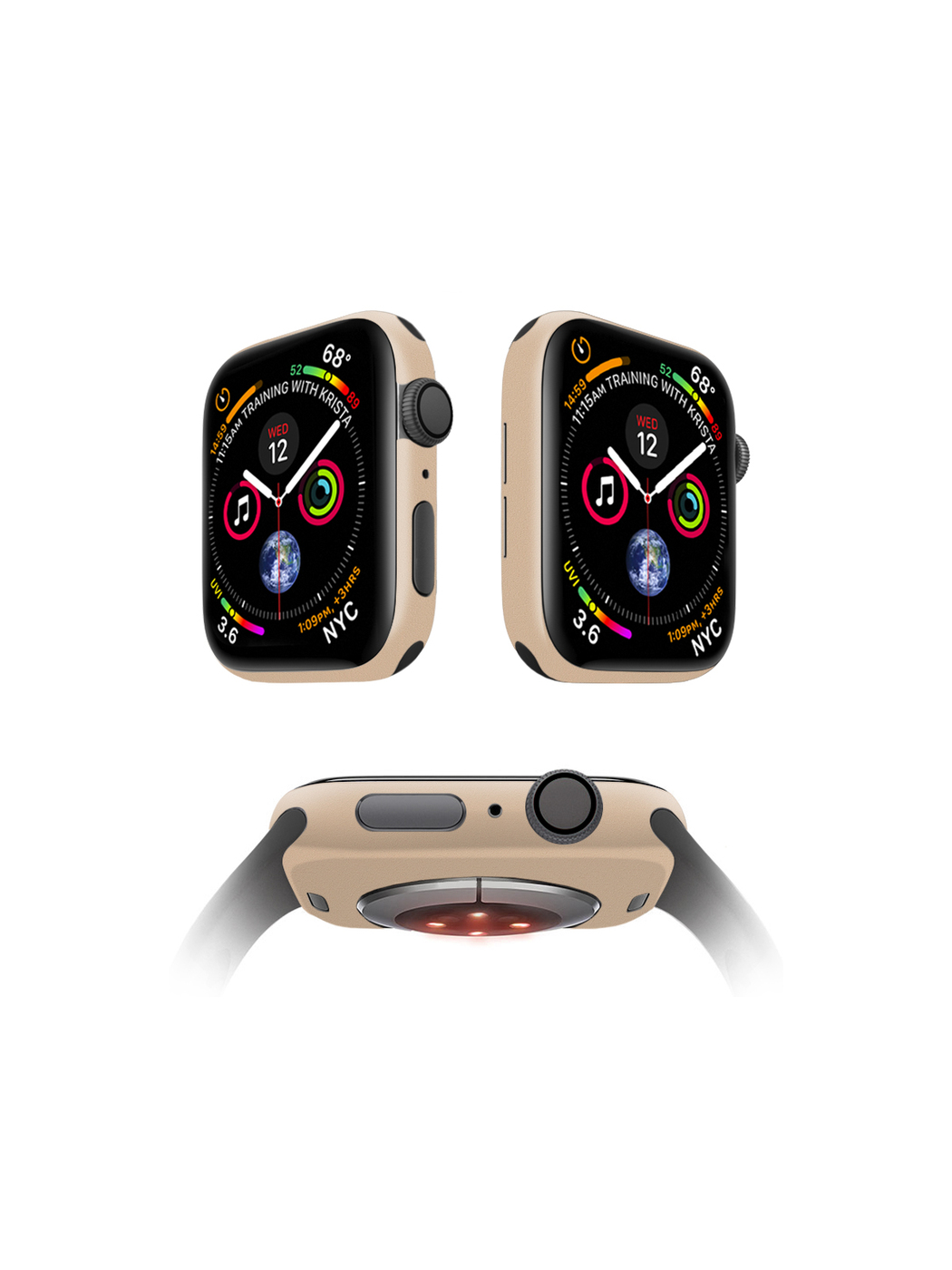 

Защитная пленка MOCOLL для Apple Watch 38mm (4шт) Кожа Белая