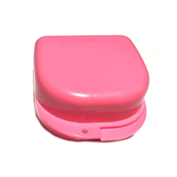 фото Контейнер для лекарств staino пластиковый 78x83x45 розовый plastic box db02