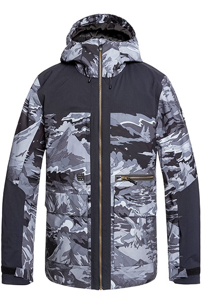 фото Сноубордическая куртка arrow wood quiksilver, мультиколор, xl quicksilver