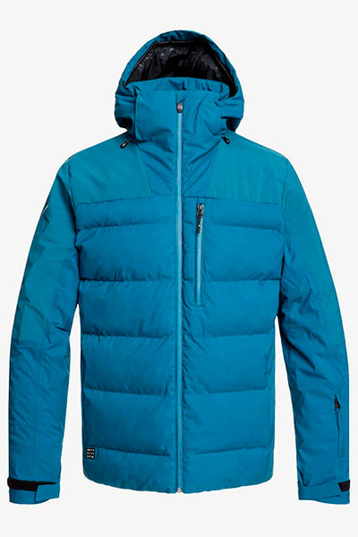 фото Сноубордическая куртка the edge quiksilver, синий, s quicksilver