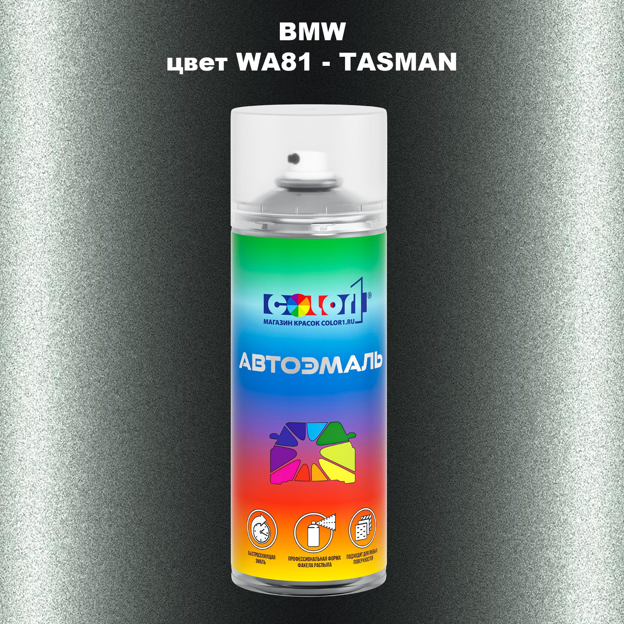 

Аэрозольная краска COLOR1 для BMW, цвет WA81 - TASMAN, Прозрачный
