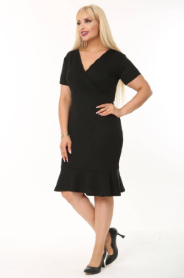 Платье женское Mooixxl 1355 черное 48-50 (доставка из-за рубежа)