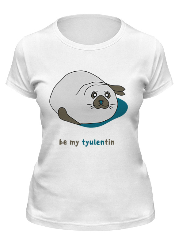 

Футболка женская Printio Be my valentine белая S, Белый, Be my valentine