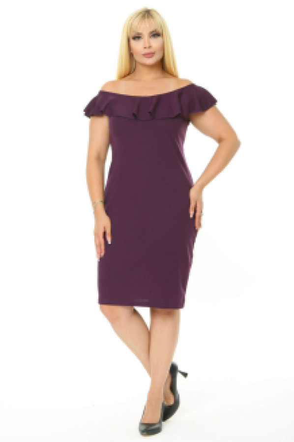 

Платье женское Mooixxl 1367 фиолетовое 48-50, 1367