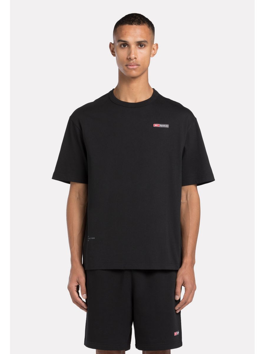 

Футболка мужская Reebok RE542D1CW черная L, Черный, RE542D1CW