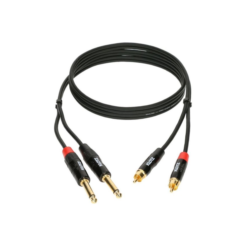 фото Кабель межкомпонентный klotz kt-cj600 2 rca - 2 jack