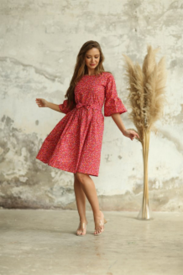 

Платье женское Kücüğüm Butik 520 красное 42 ( XL ), 520
