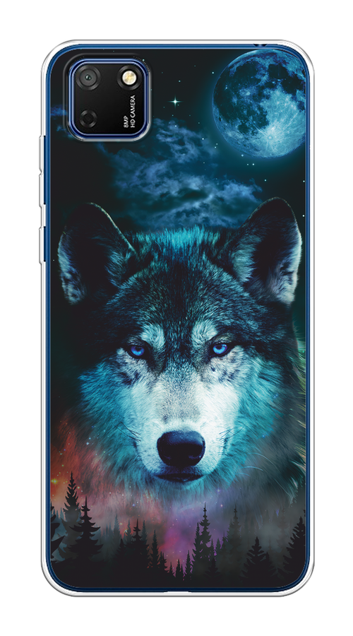 

Чехол на Honor 9S/Huawei Y5p "Лунный волк", Бирюзовый;розовый;синий, 6102650-1