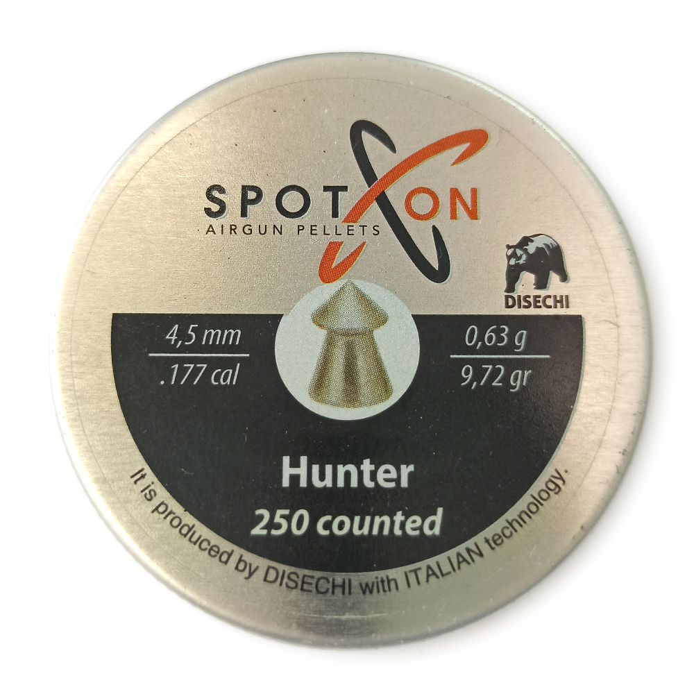 Пули SPOTON Hunter 45мм 063g 250 шт 679₽