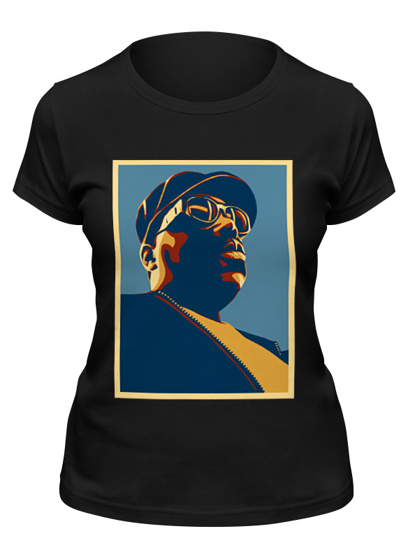 

Футболка женская Printio The notorious b.i.g. черная M, Черный, The notorious b.i.g.