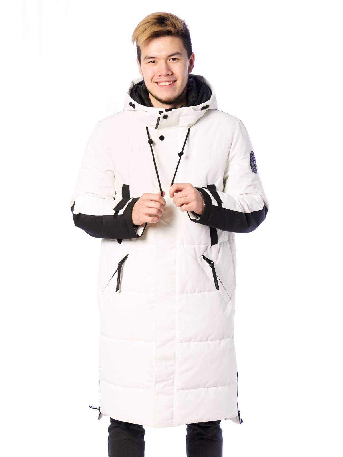 Зимняя куртка мужская Vivacana 4092 белая 48 RU