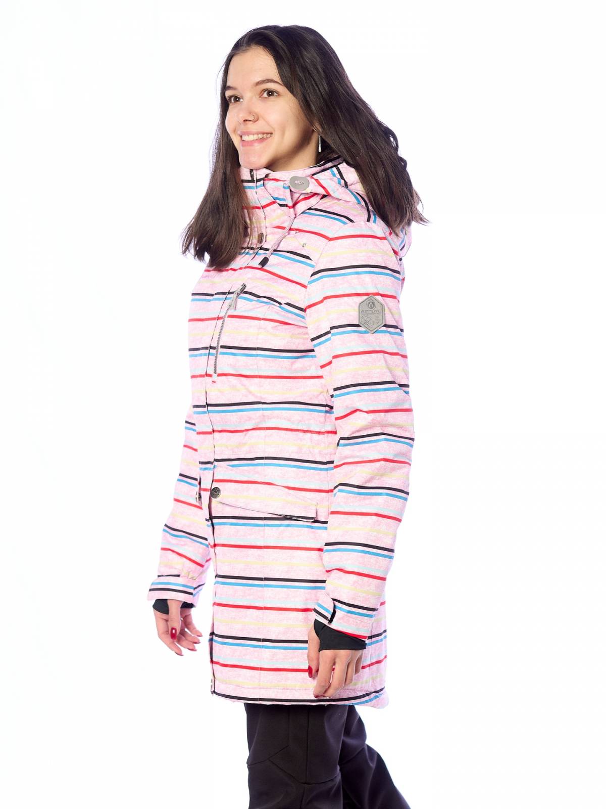 Горнолыжная куртка женская AZIMUTH 9763 размер 44, розовый