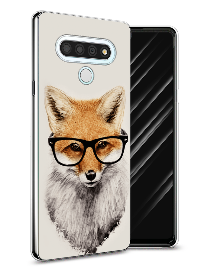 

Чехол Awog на LG Stylo 6 "Лиса в очках", Бежевый, 84550-10