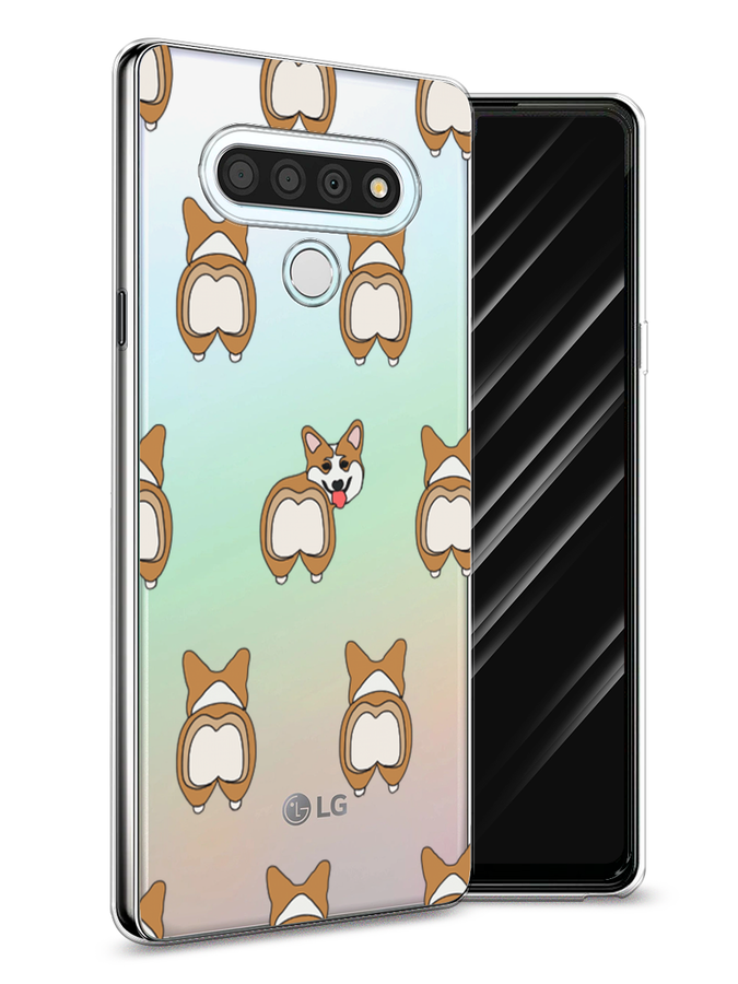 

Чехол Awog на LG Stylo 6 "Милый корги фон", Белый;бежевый;коричневый, 84550-2